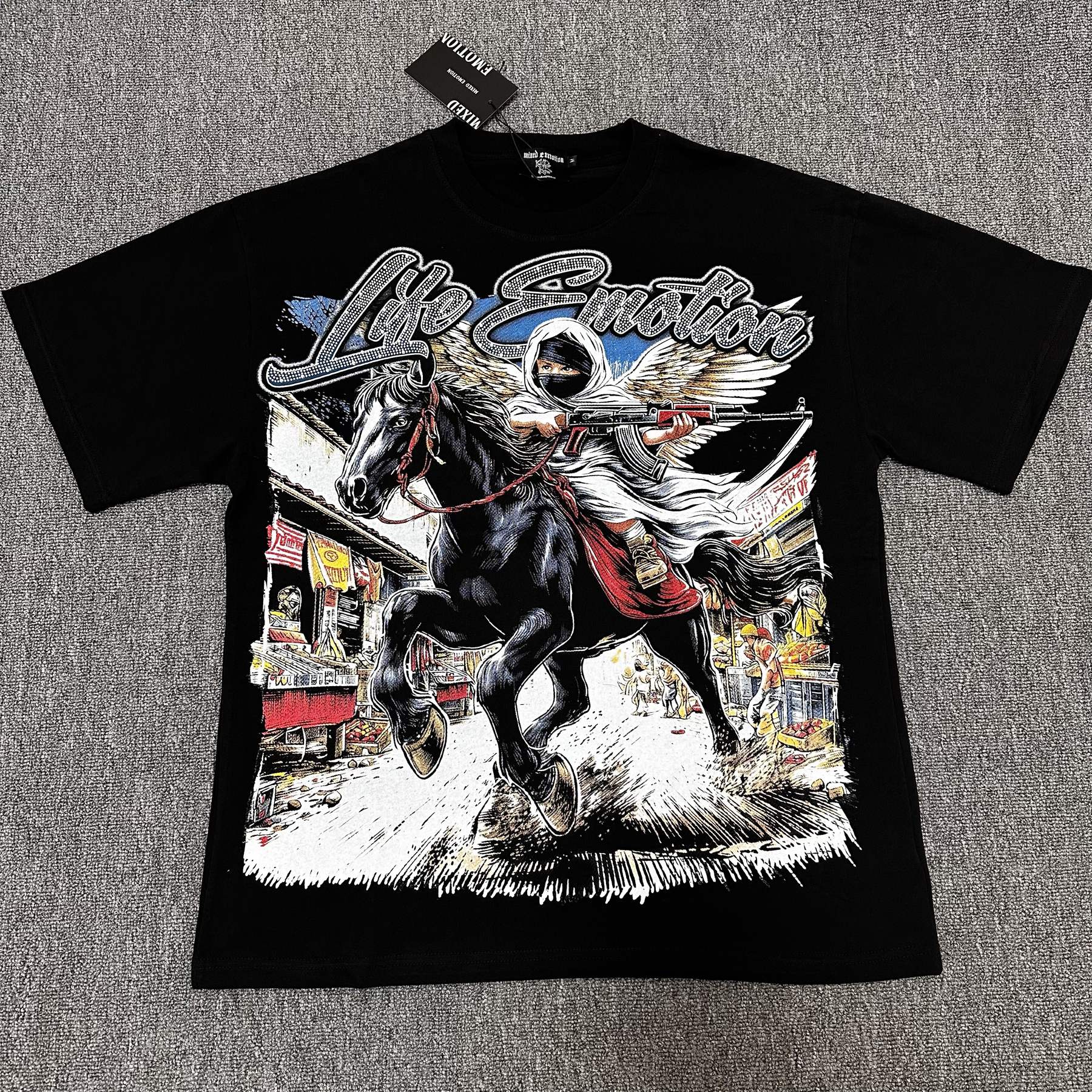 Mixed Emotion Western Graphic T-Shirt — hero