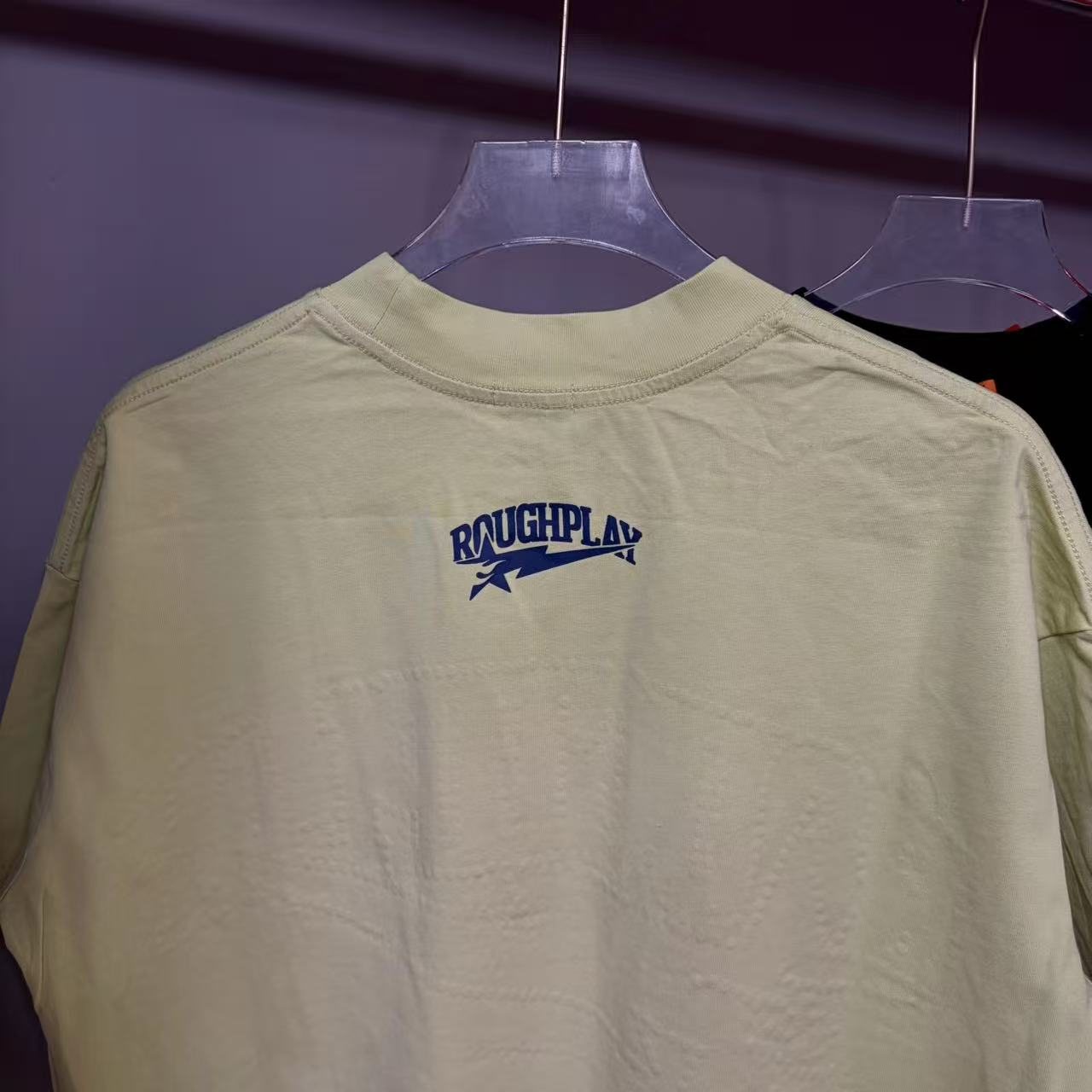 Rough Play Rhinestone Letter Graphic T-Shirt — detail
