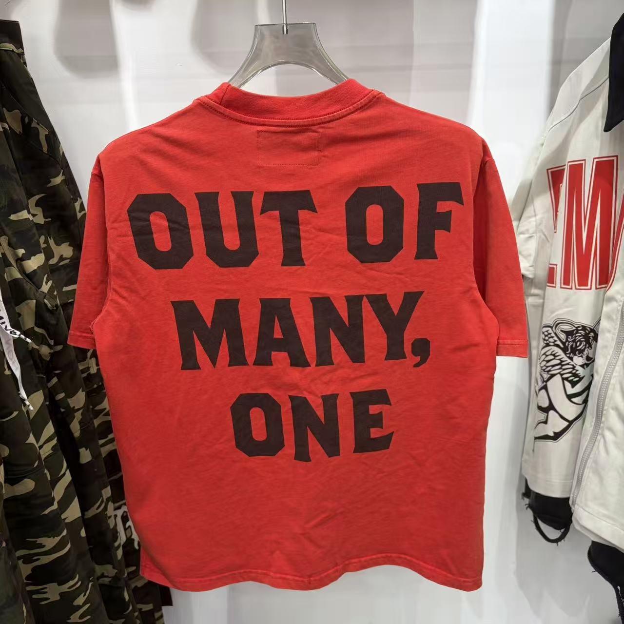 Godspeed Out of Many One Graphic T-Shirt — context