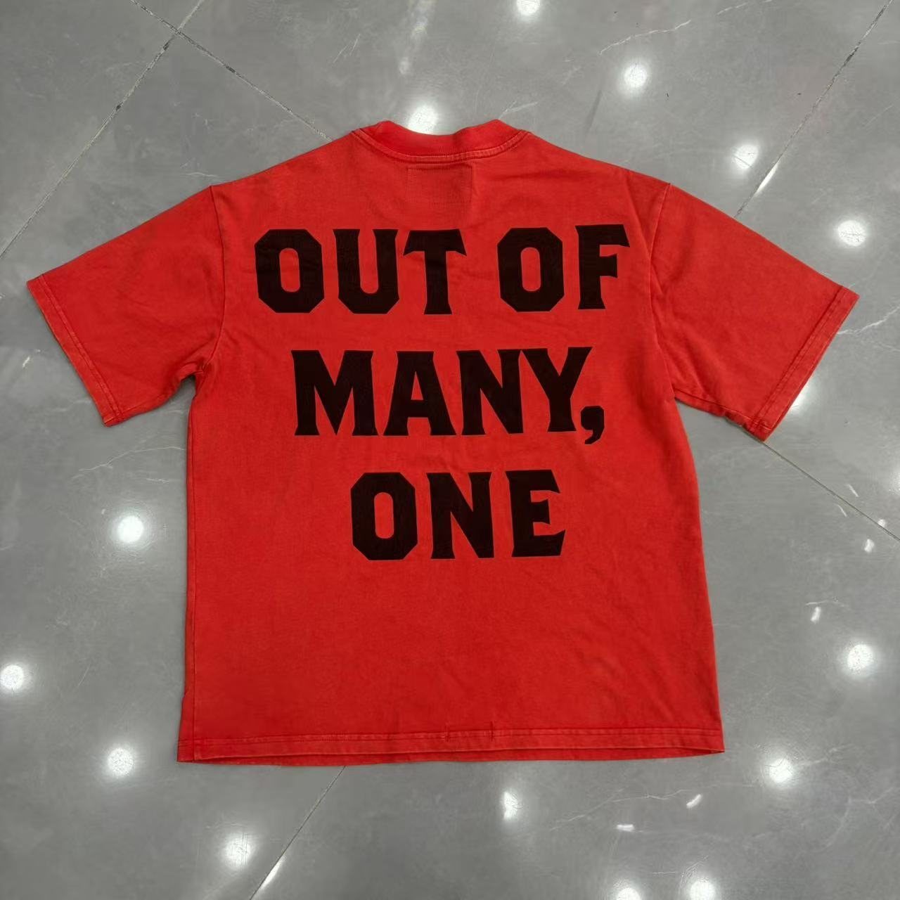 Godspeed Out of Many One Graphic T-Shirt — back