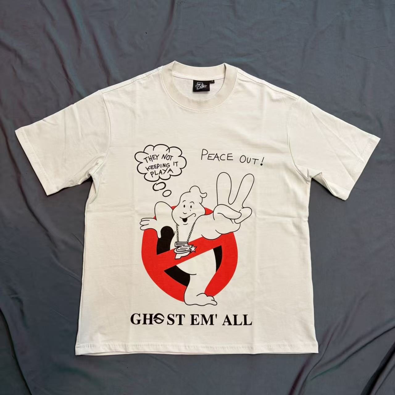 TRIPLE SEVENS S13 Hand-Print Graphic T-Shirt — front