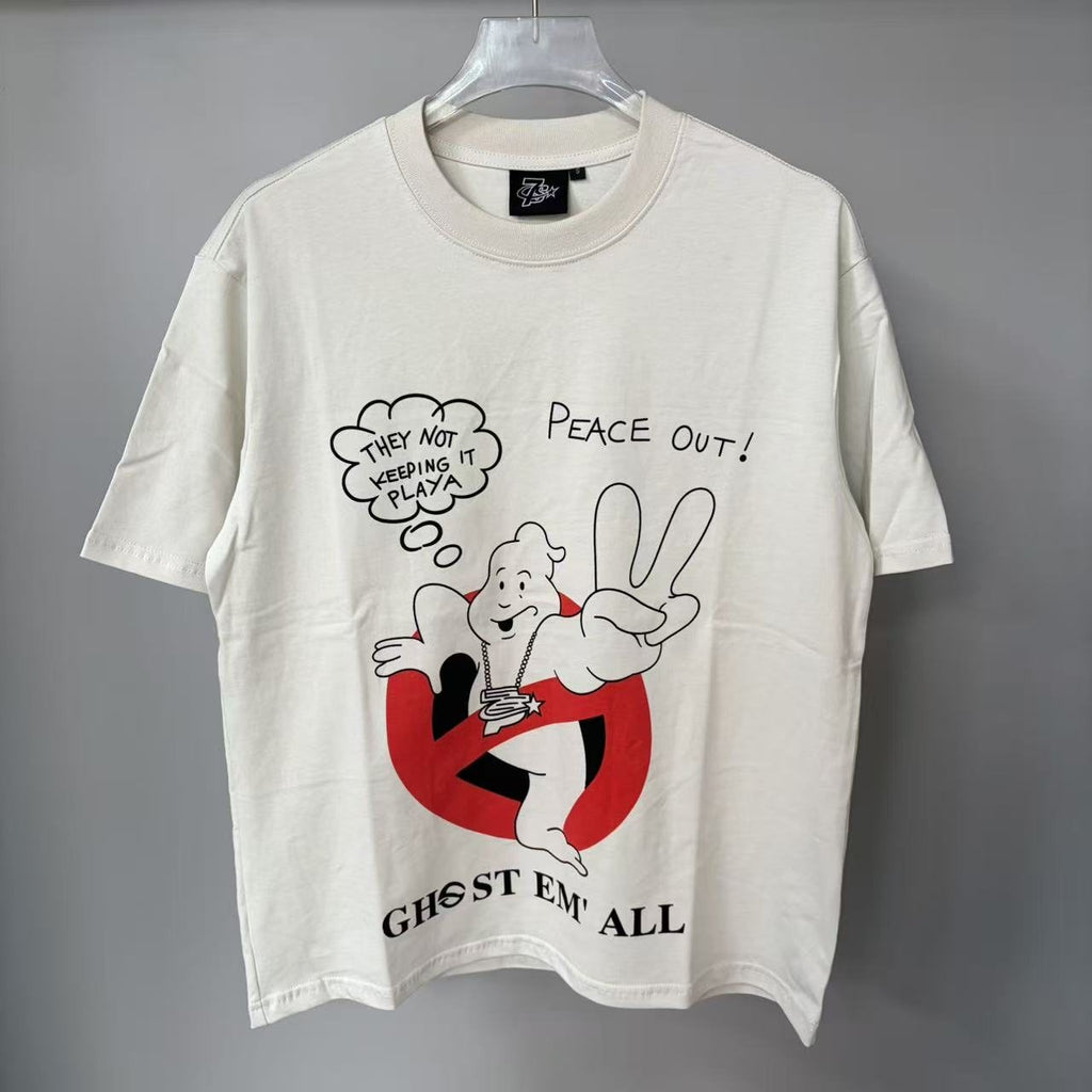 TRIPLE SEVENS S13 Hand-Print Graphic T-Shirt — hero