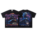 MAJESTIK Washed Black Rhinestone Graphic T-Shirt — hero