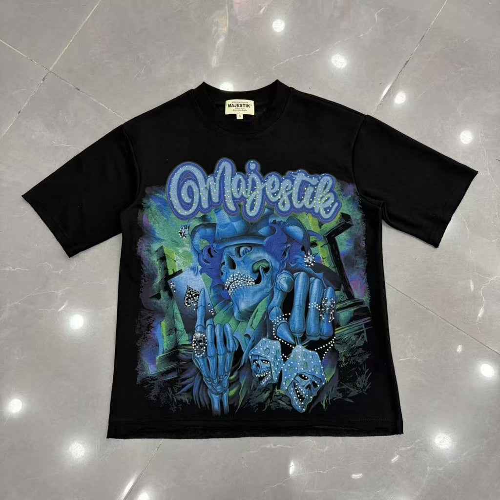 MAJESTIK Front & Back Graphic T-Shirt — hero