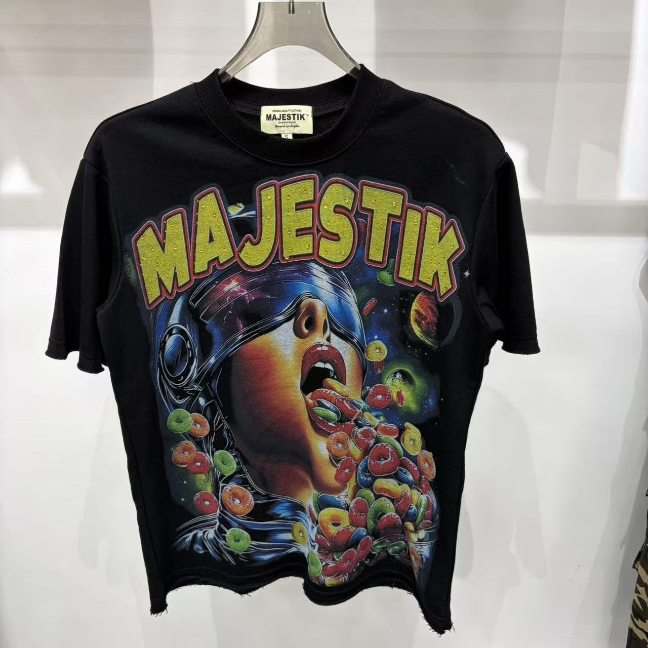 MAJESTIK Astronaut Candy Graphic T-Shirt — front