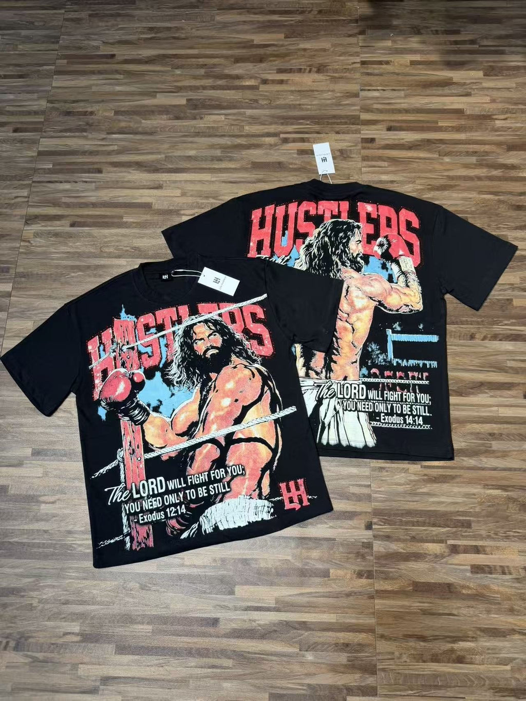 Life Hustlere Boxing Graphic T-Shirt — context