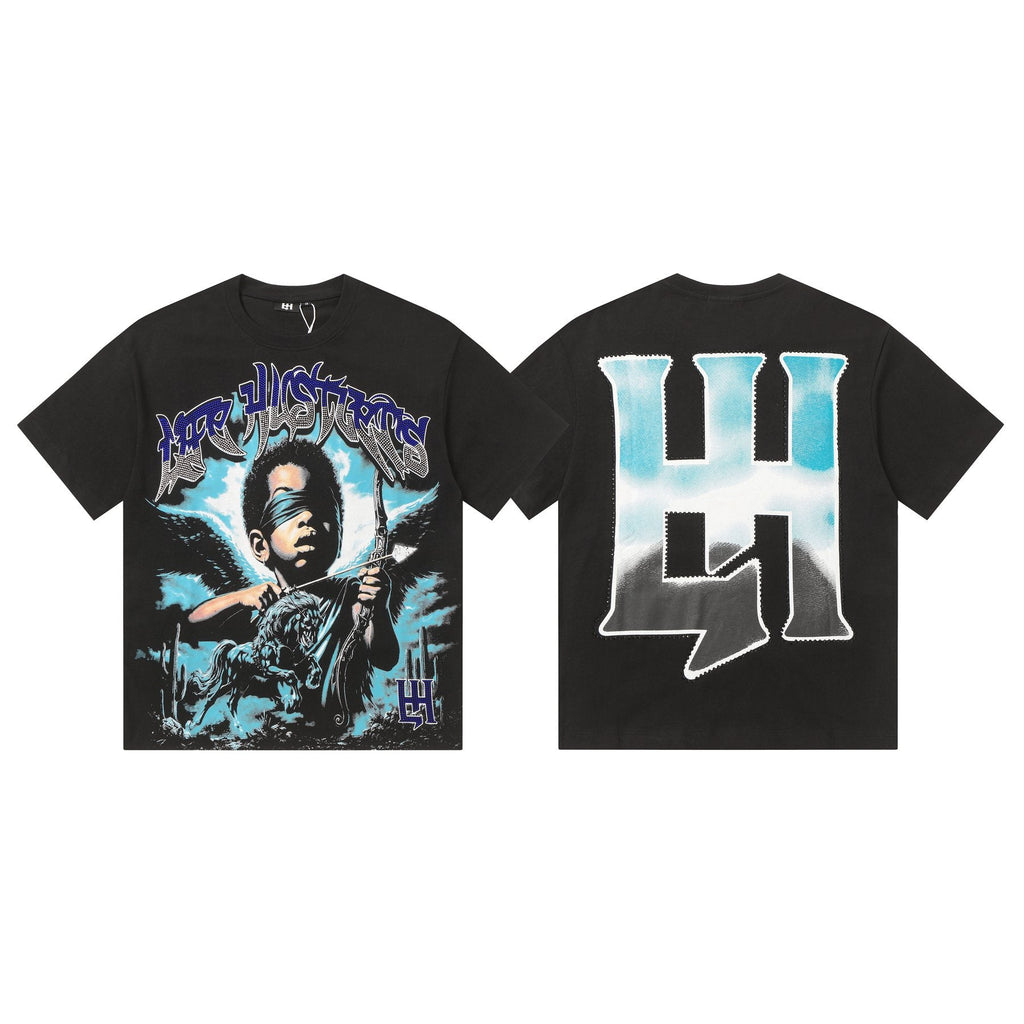 Life Hustlere Rhinestone Graphic T-Shirt — comparison