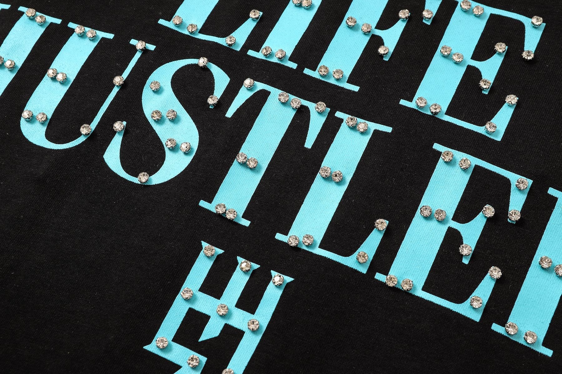 Life Hustlere Blue HH Graphic T-Shirt — detail