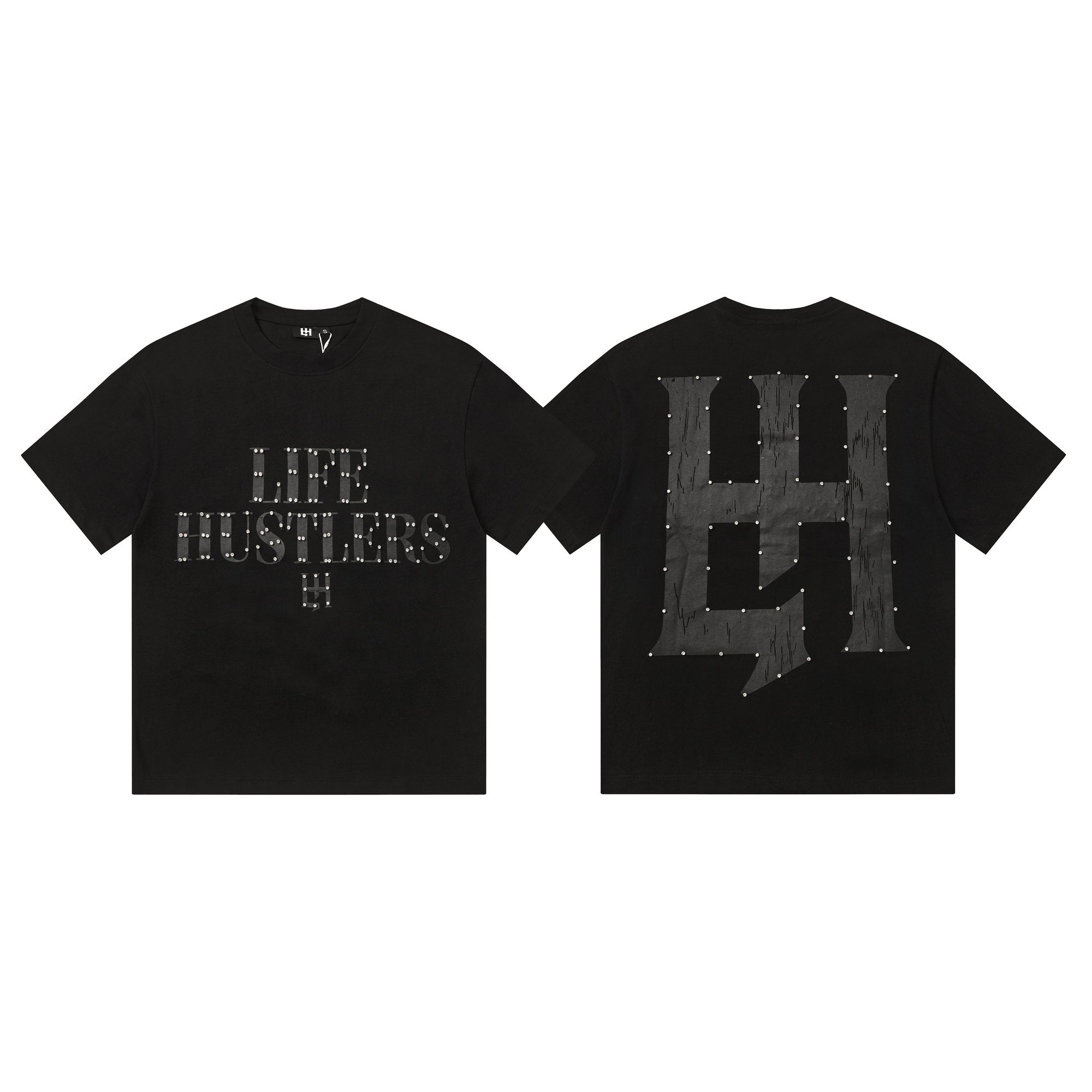Life Hustlere Tonal HH Graphic T-Shirt — comparison