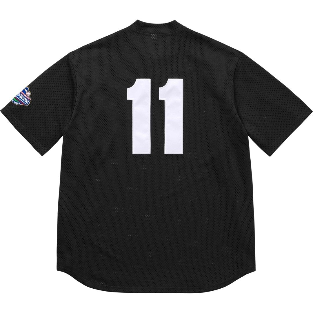 Supreme Back Number Baseball-Style Jersey T-Shirt — back