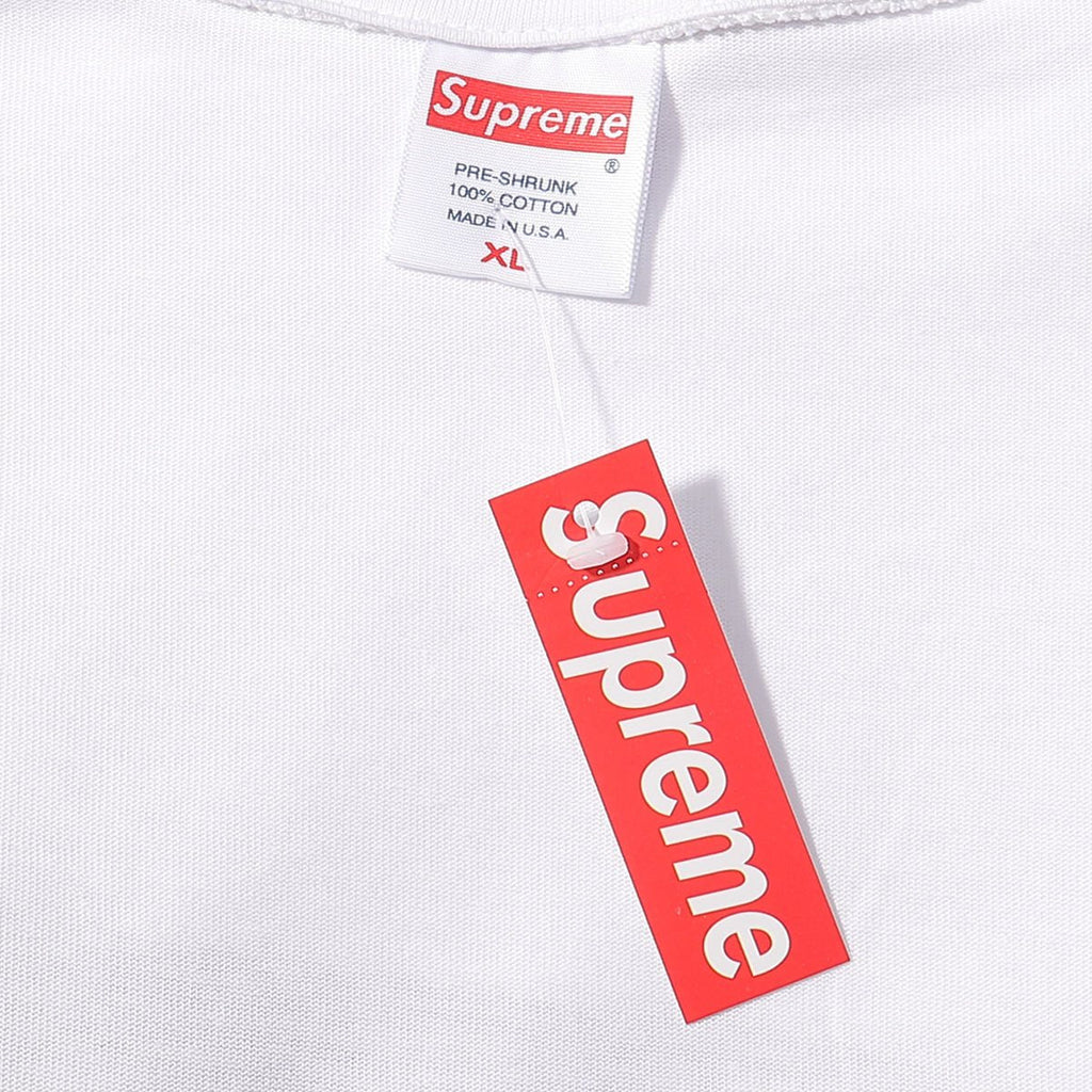 Supreme Address Back Graphic T-Shirt — hang_tag