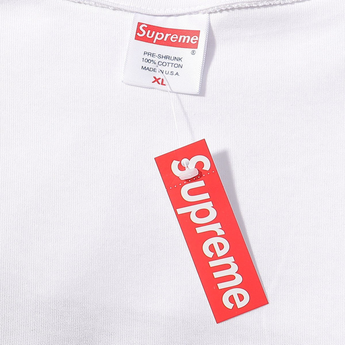 Supreme Address Back Graphic T-Shirt — hang_tag