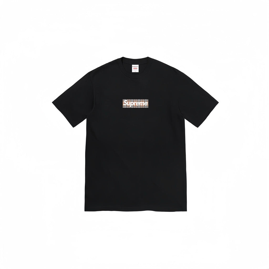 Supreme Plaid Box-Logo Graphic T-Shirt — hero