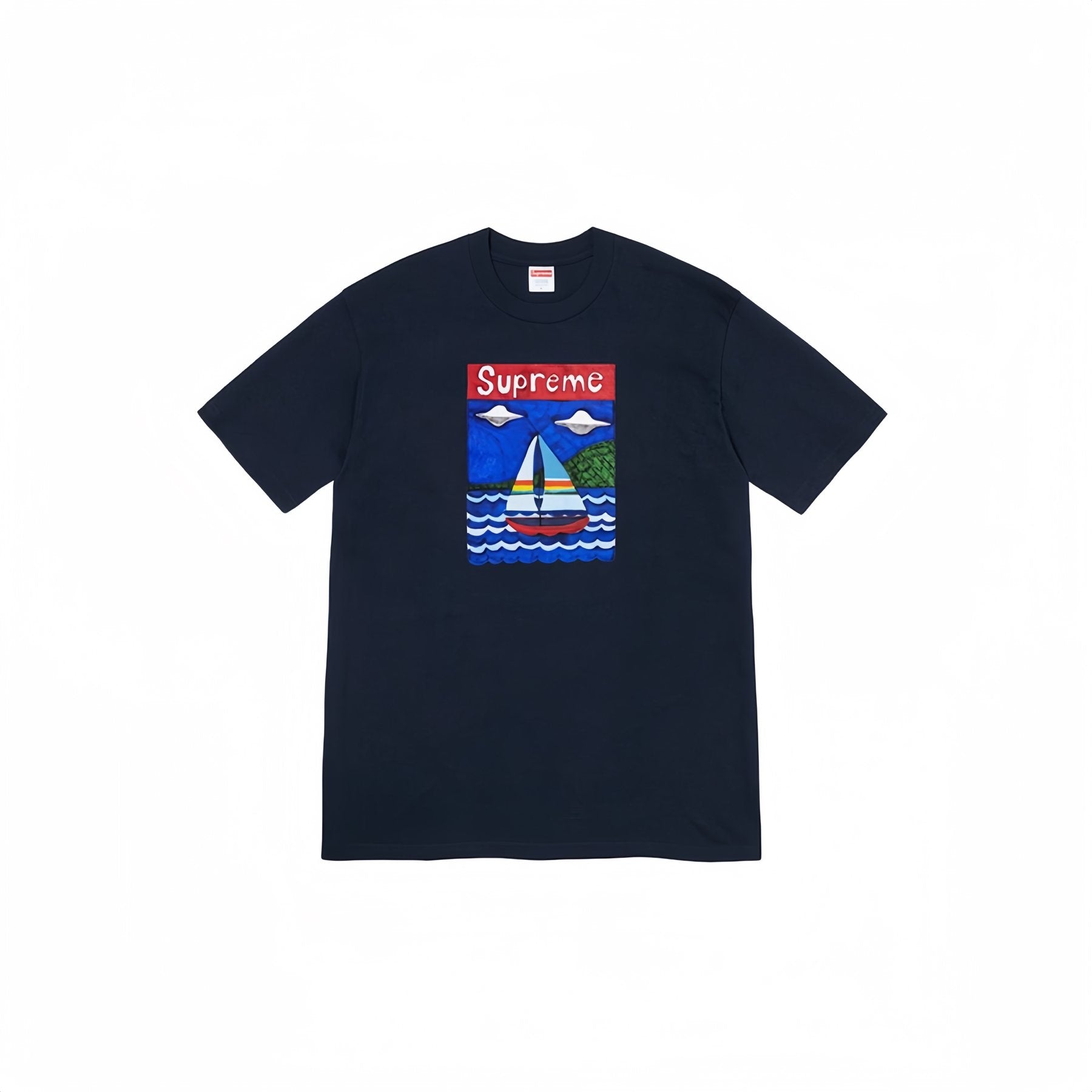 Supreme Sailboat Graphic Short-Sleeve T-Shirt — front