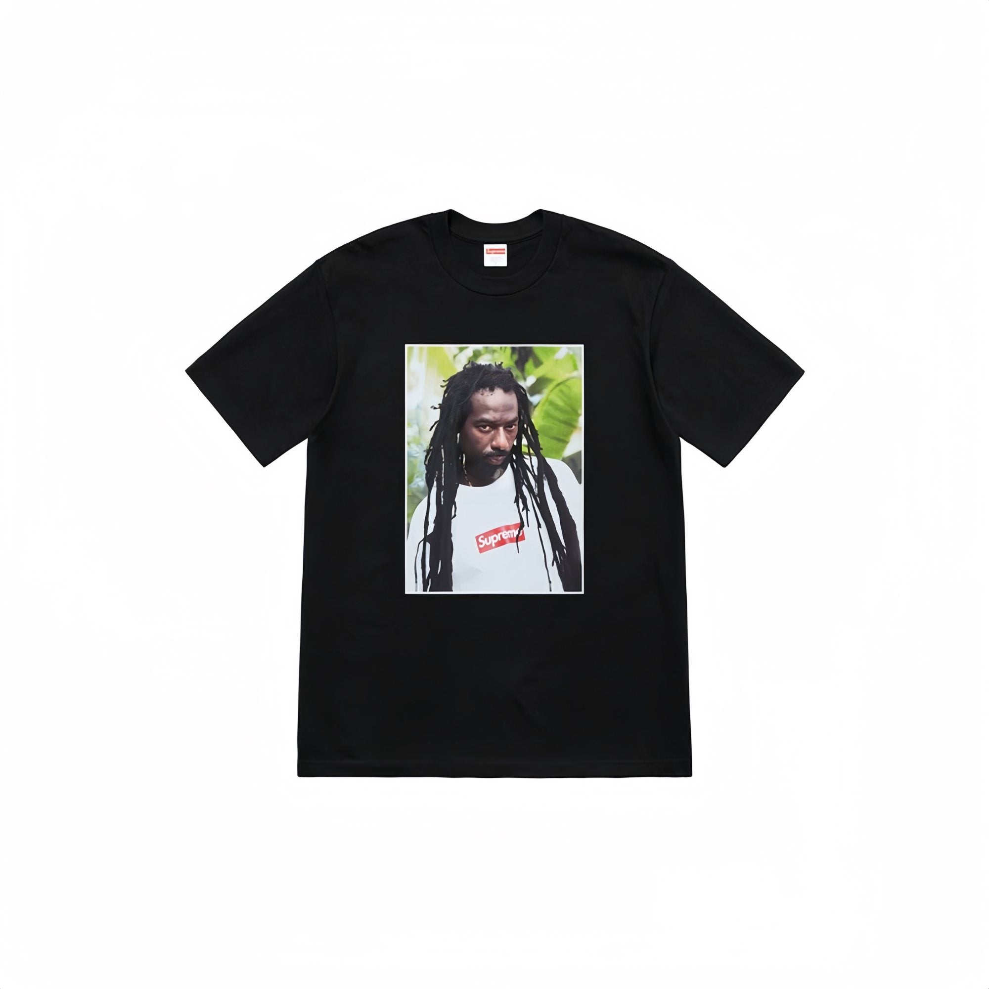 Supreme Buju Banton Portrait Graphic T-Shirt — hero