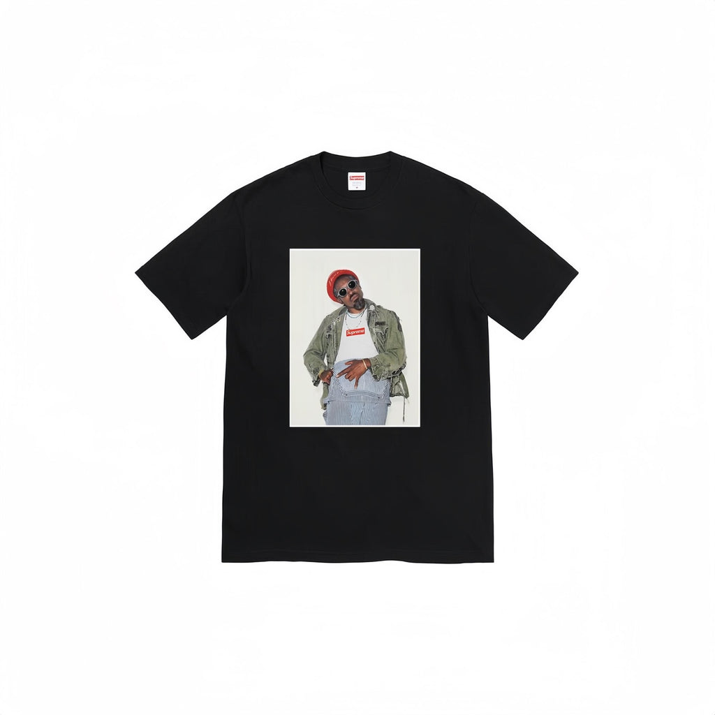 Supreme André 3000 Portrait Graphic T-Shirt — hero