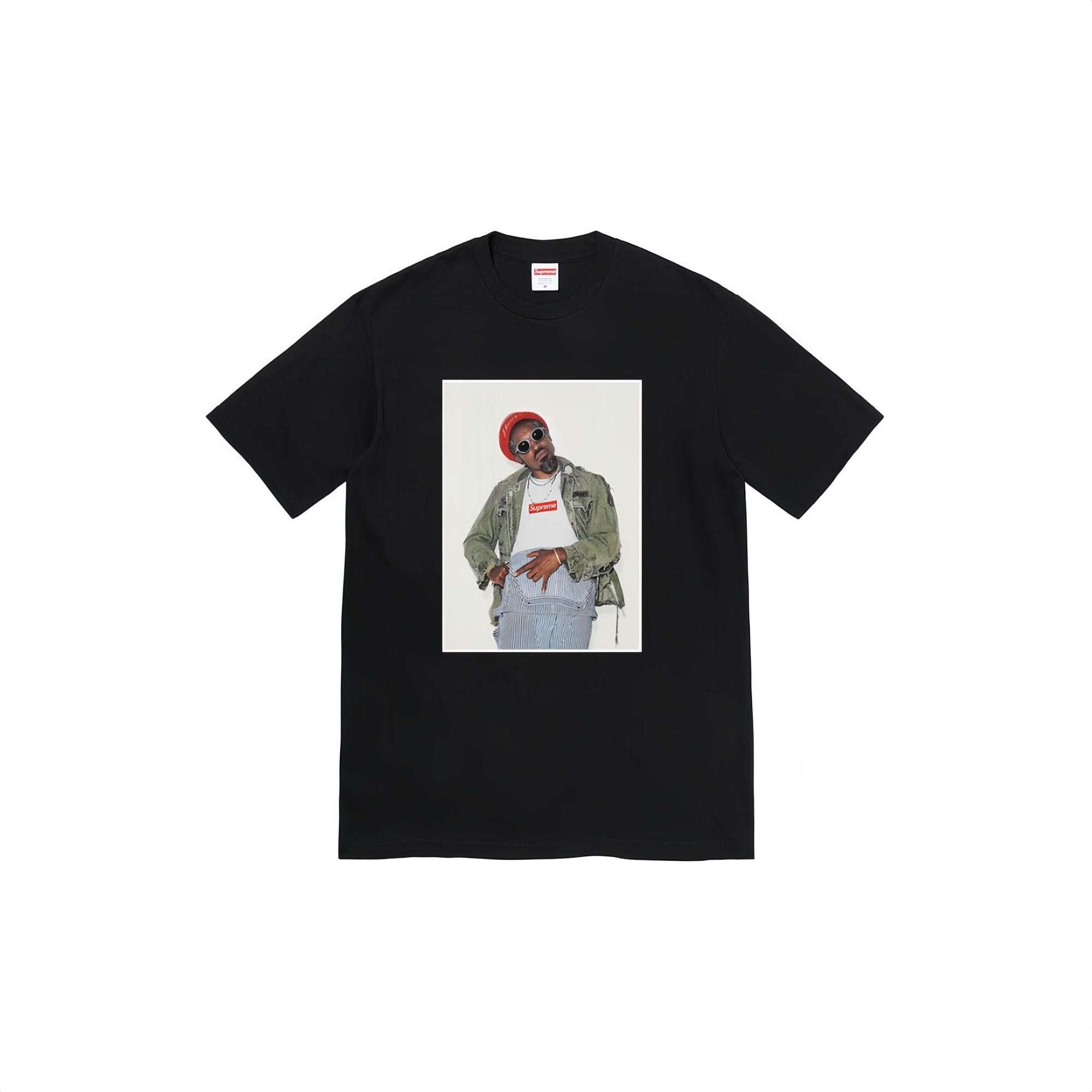 Supreme André 3000 Portrait Graphic T-Shirt — hero