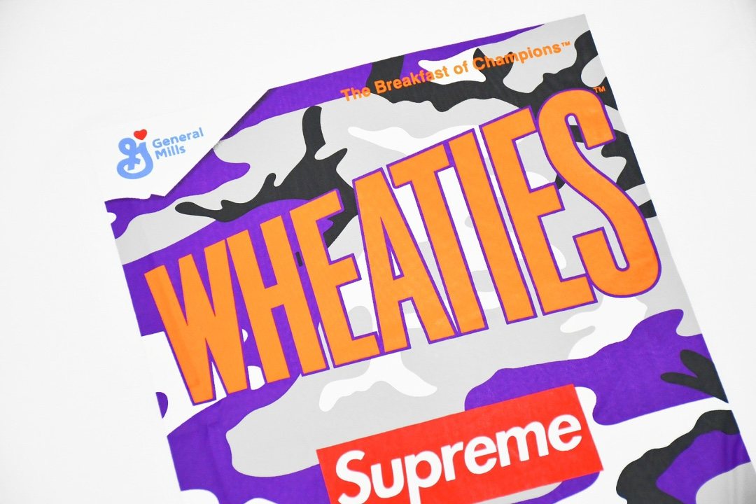 Supreme Wheaties Cereal Box Graphic T-Shirt — detail
