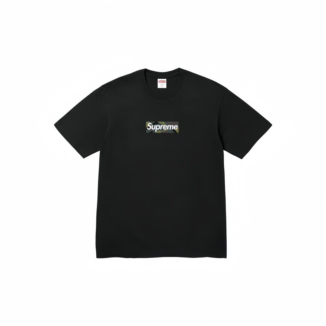 Supreme Camo Box Logo Short-Sleeve T-Shirt — hero