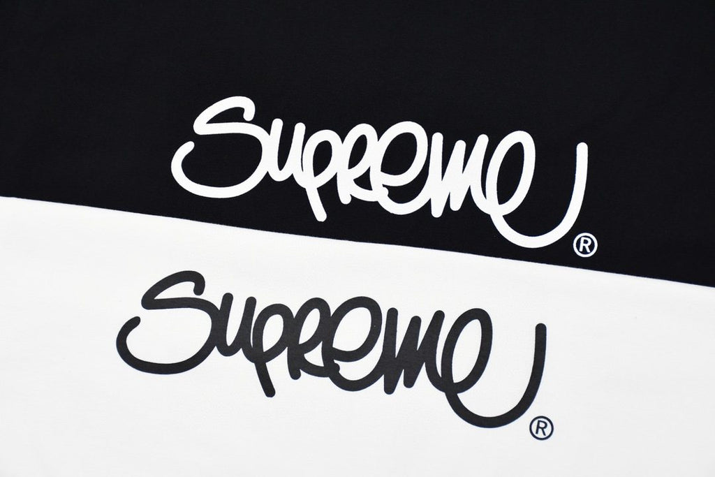 Supreme Handstyle Script Graphic T-Shirt — detail