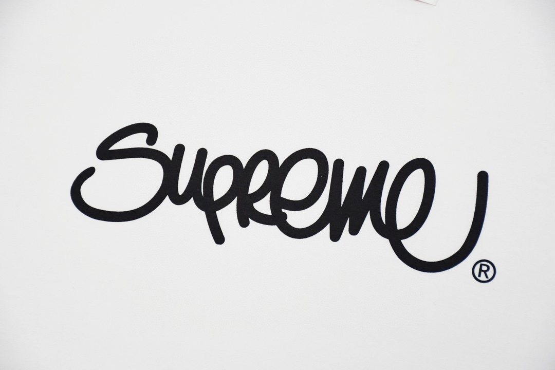 Supreme Handstyle Script Graphic T-Shirt — detail