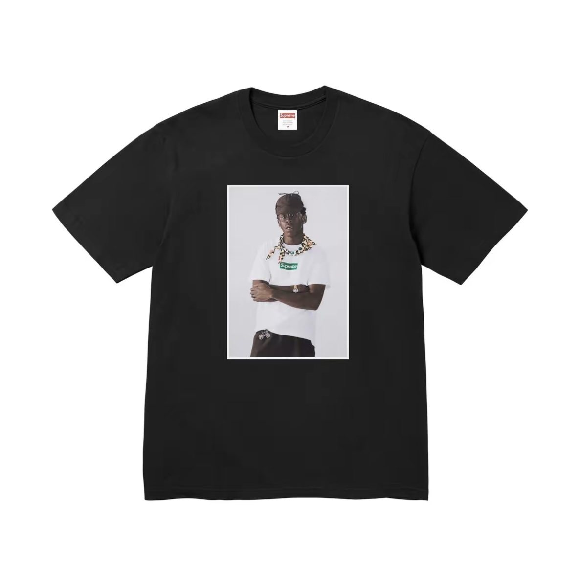 Supreme Tyler The Creator Portrait Graphic T-Shirt — hero