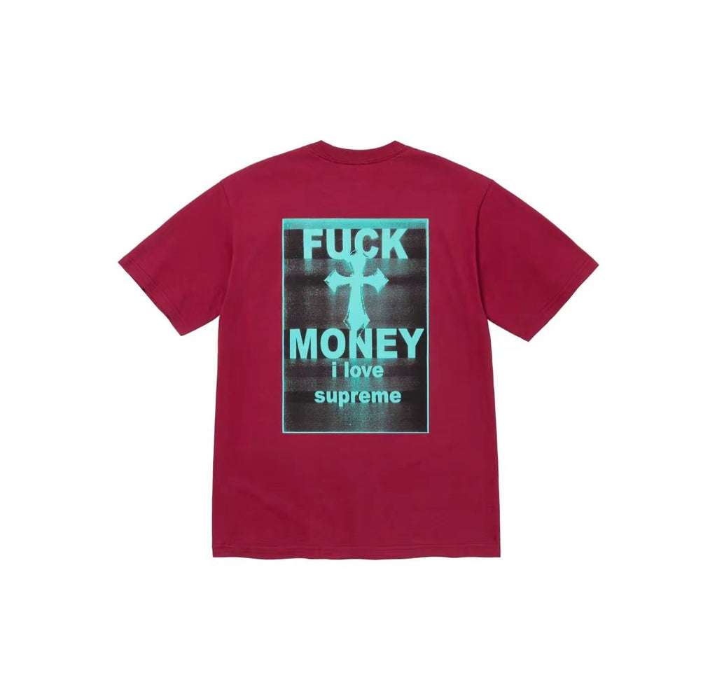Supreme Money Cross Graphic Short-Sleeve T-Shirt — back
