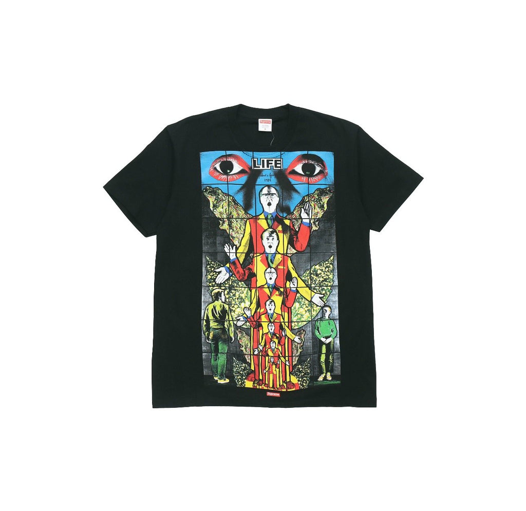 Supreme LIFE Graphic Short-Sleeve T-Shirt — front