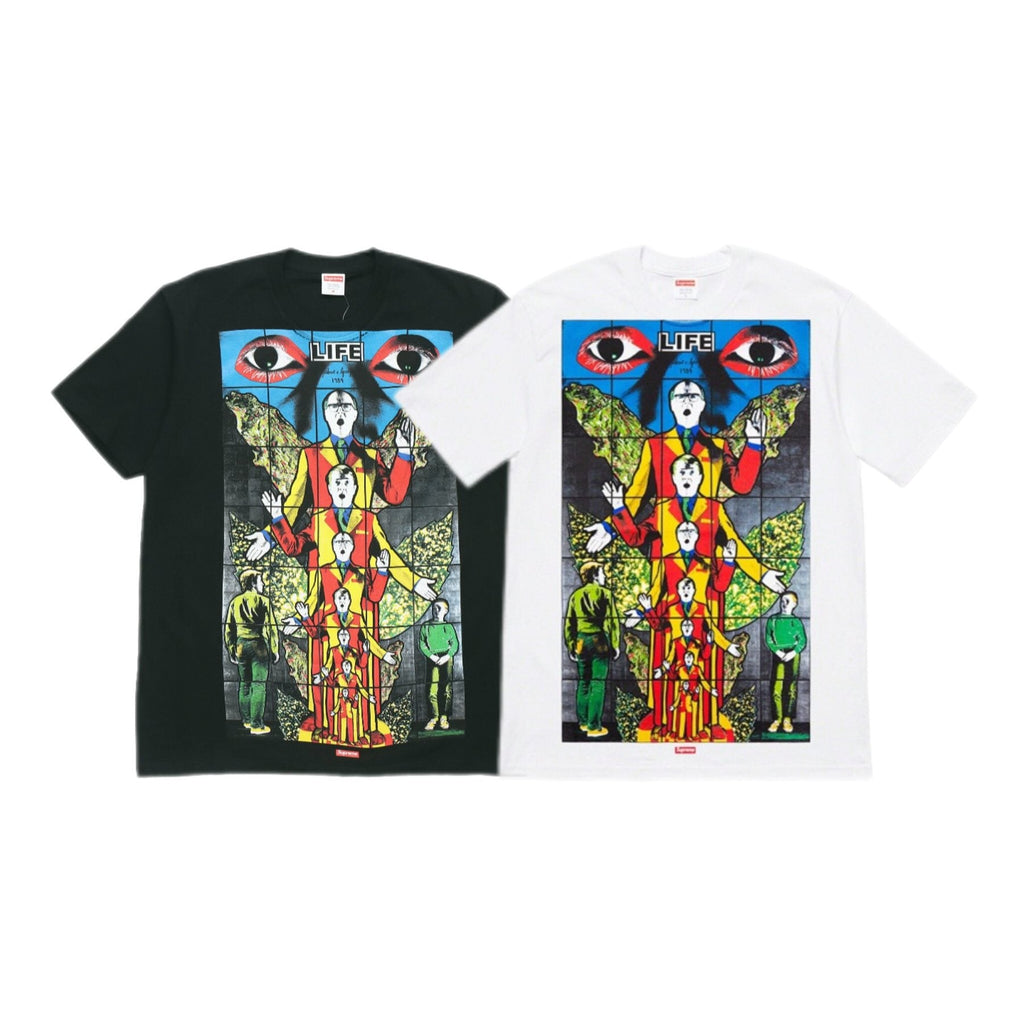 Supreme LIFE Graphic Short-Sleeve T-Shirt — comparison