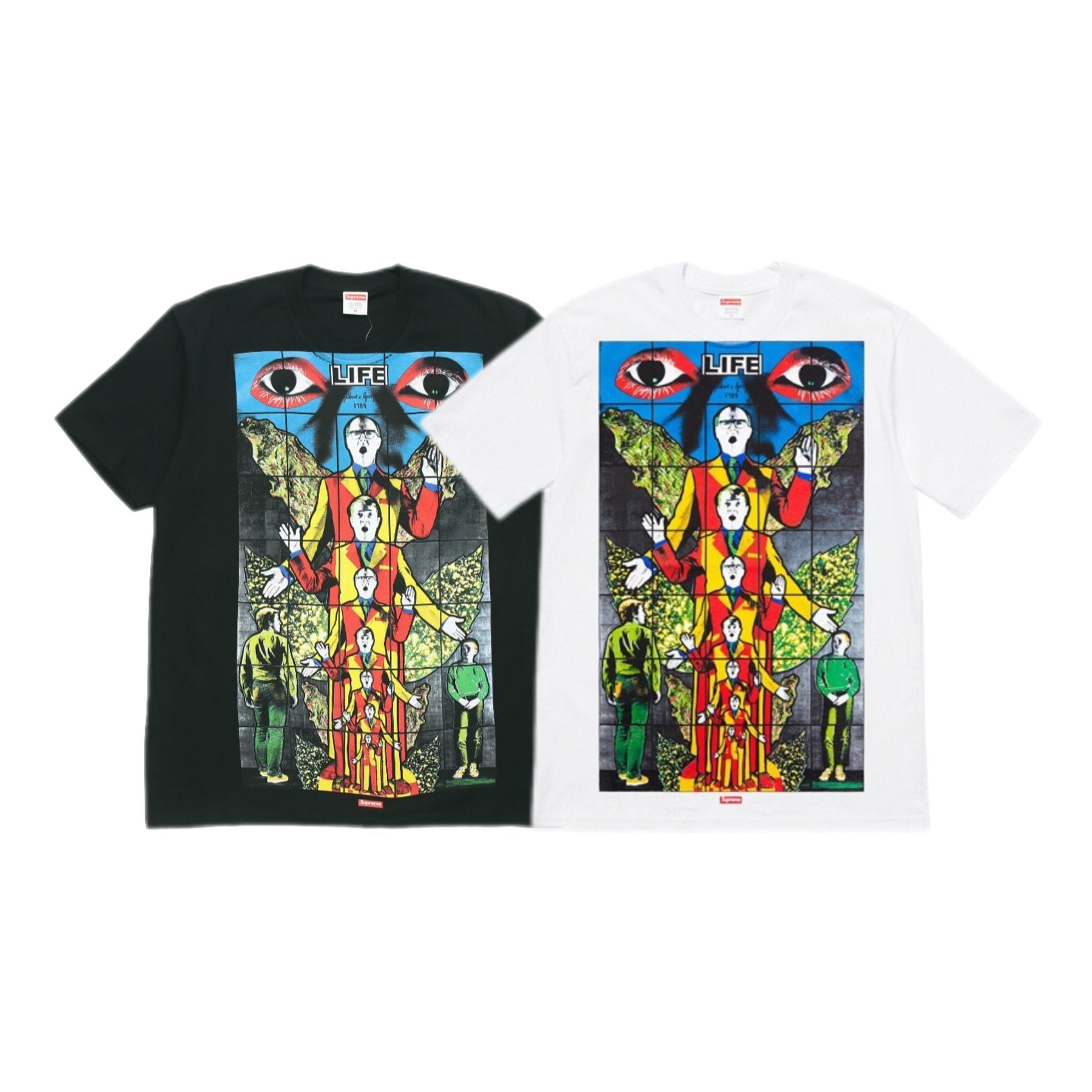 Supreme LIFE Graphic Short-Sleeve T-Shirt — comparison