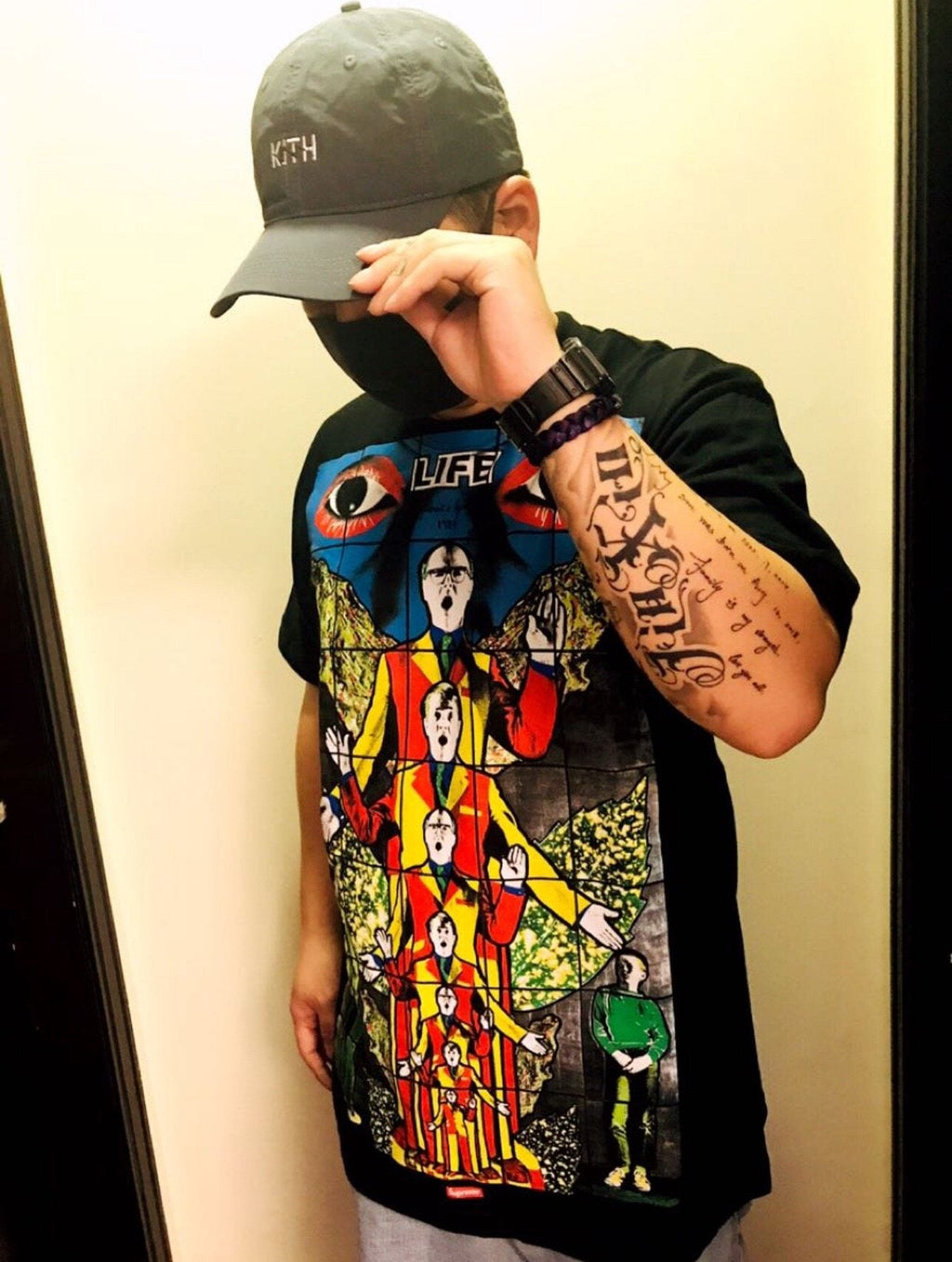 Supreme LIFE Graphic Short-Sleeve T-Shirt — context