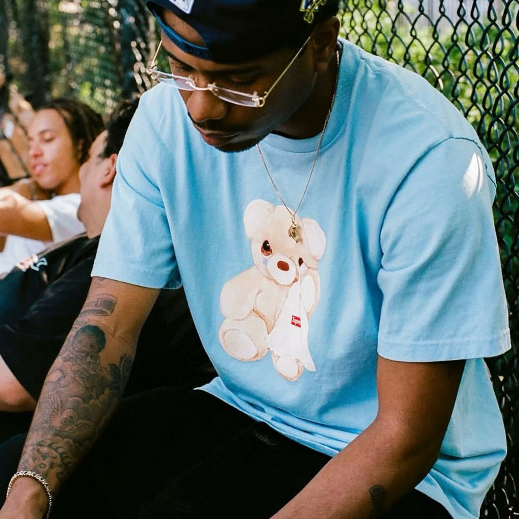 Supreme Crying Bear Graphic T-Shirt — context