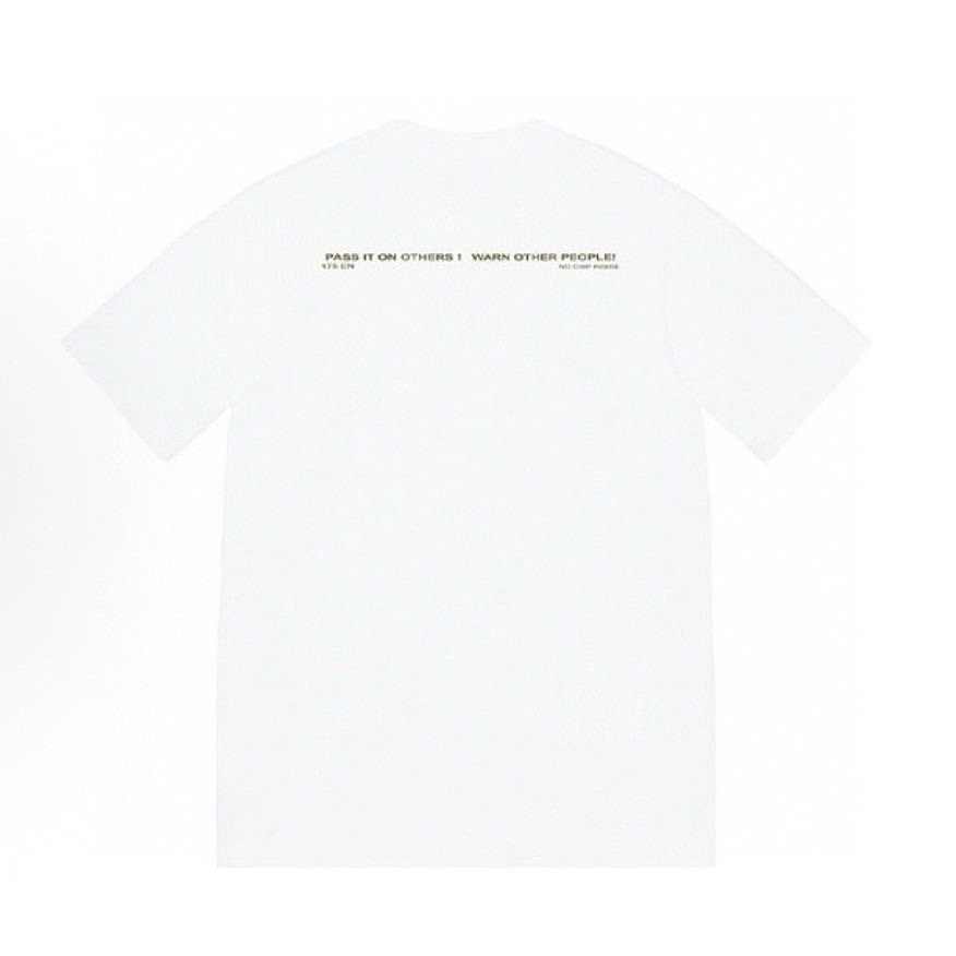 Supreme Warning Graphic Short-Sleeve T-Shirt — back