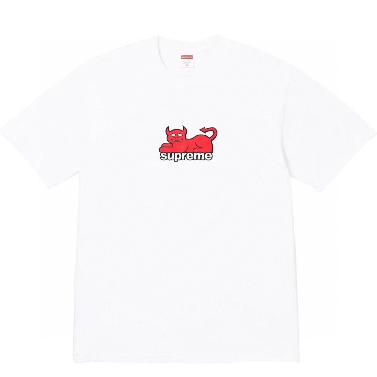Supreme Devil Cat Graphic Short-Sleeve T-Shirt — front