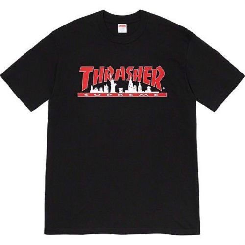 Supreme Thrasher Skyline Graphic T-Shirt — hero
