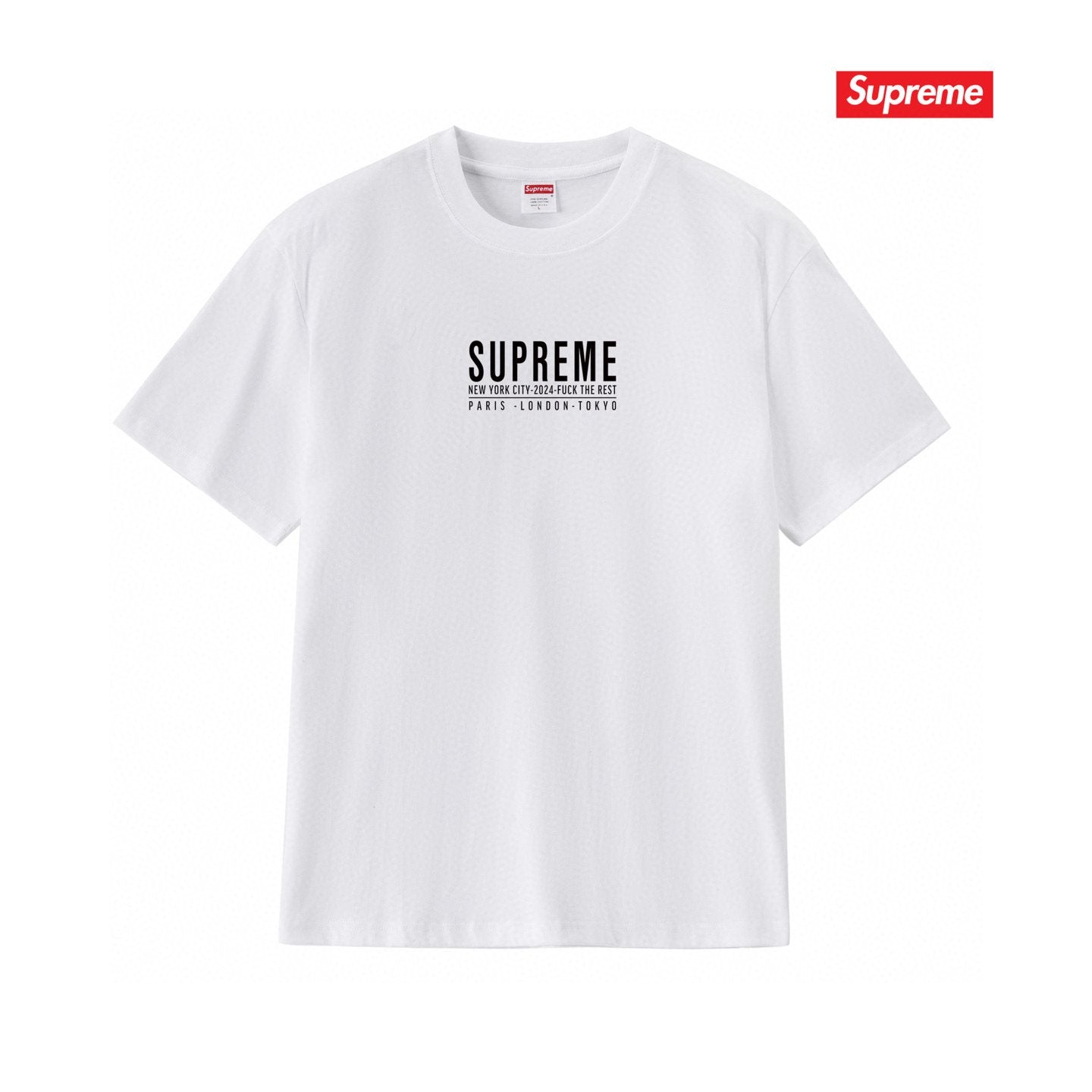 Supreme Chest Logo Graphic T-Shirt — hero