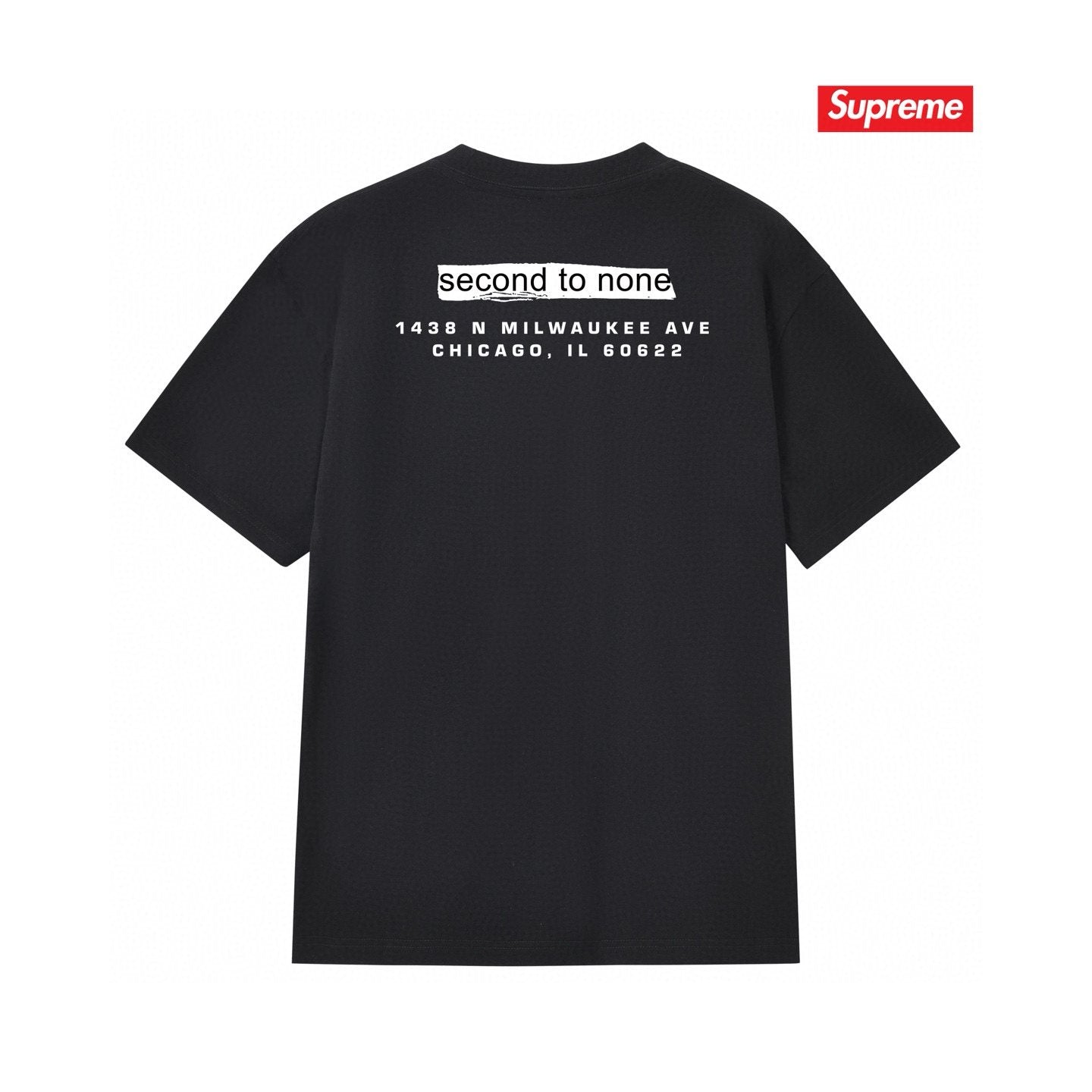 Supreme Chicago Store Opening Graphic Short-Sleeve T-Shirt — back