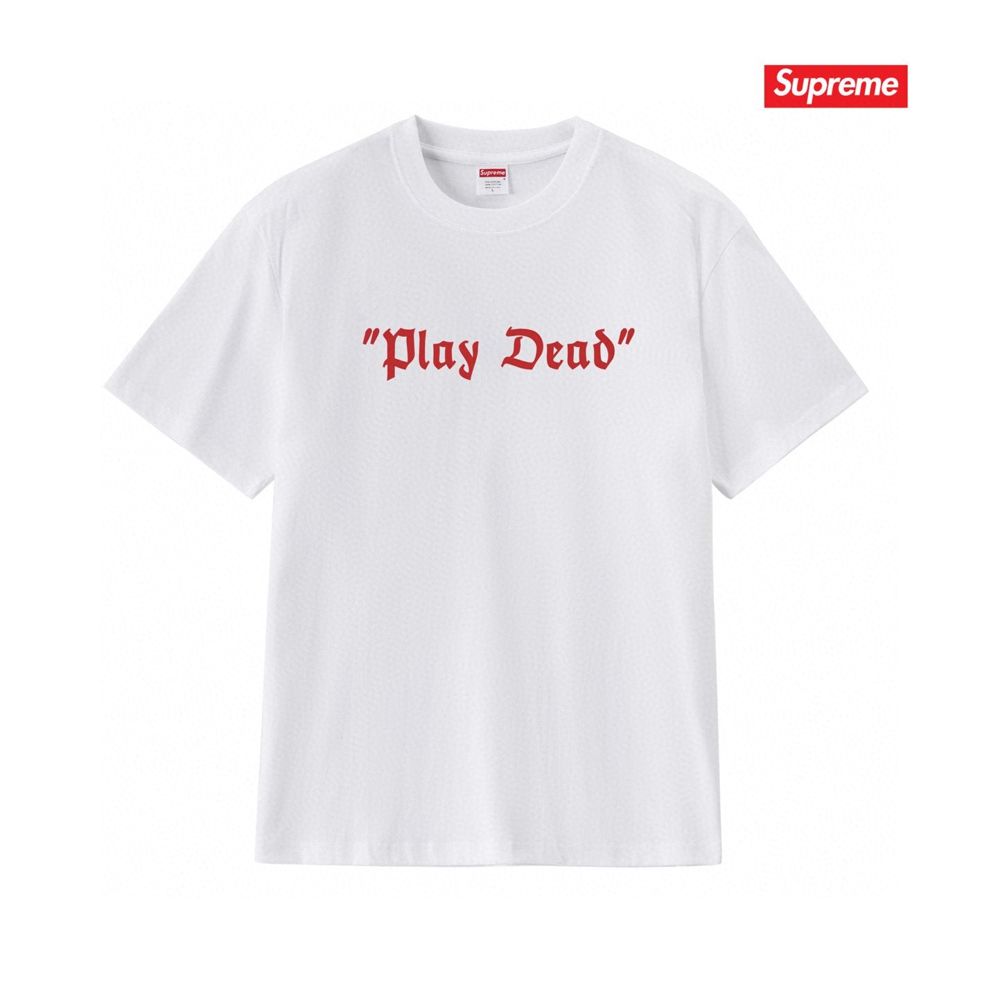 Supreme Play Dead Graphic Short-Sleeve T-Shirt — hero