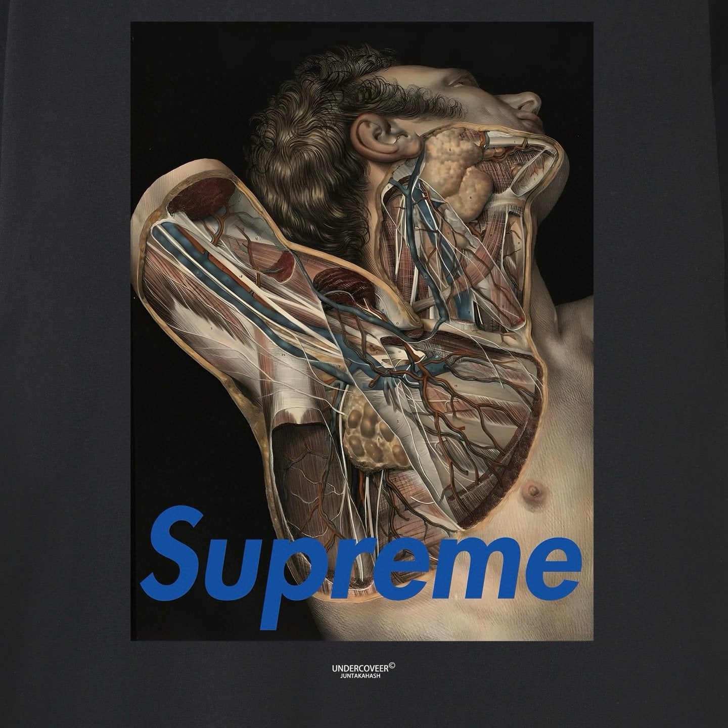 Supreme Anatomical Target Graphic T-Shirt — detail