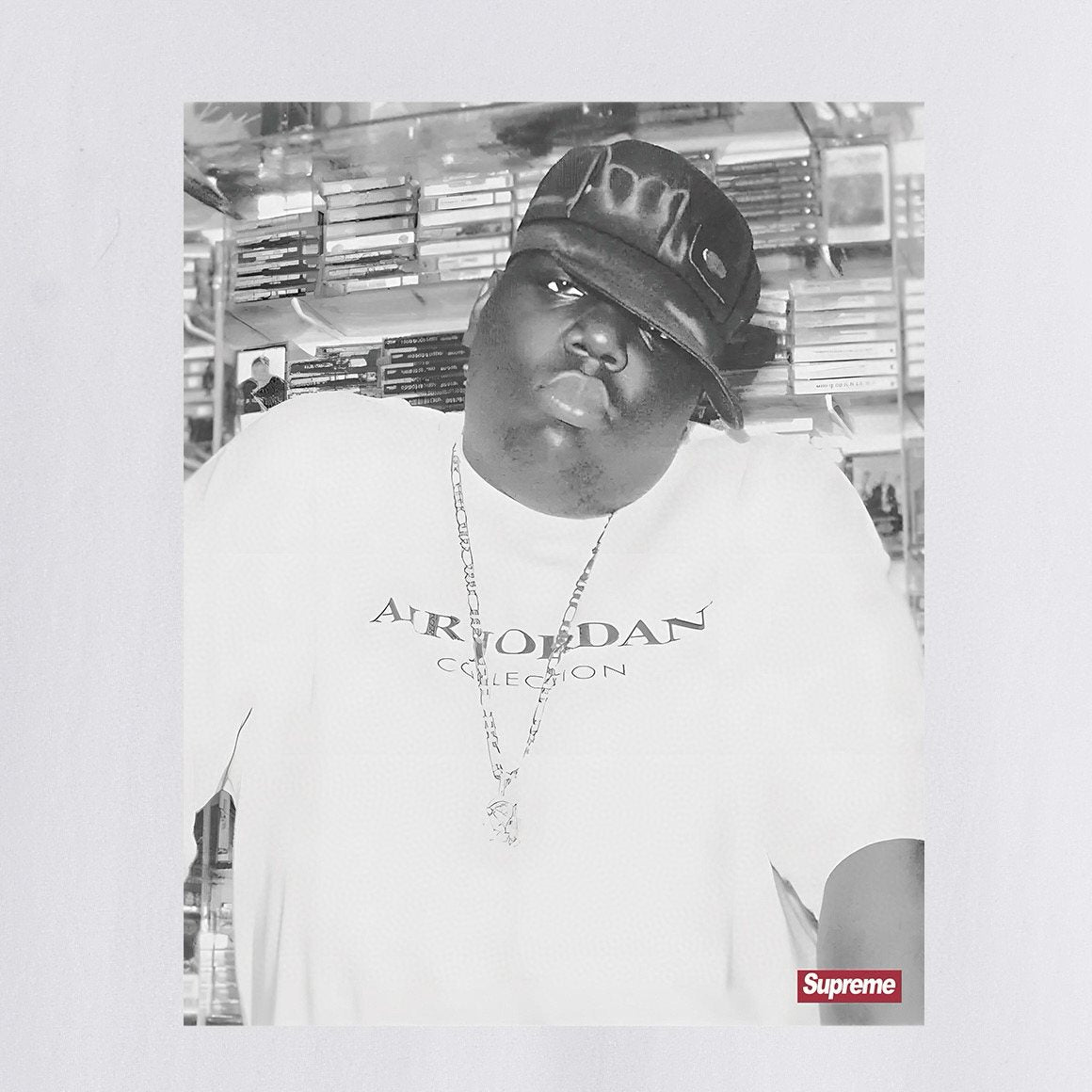 Supreme Portrait Graphic Short-Sleeve T-Shirt — detail