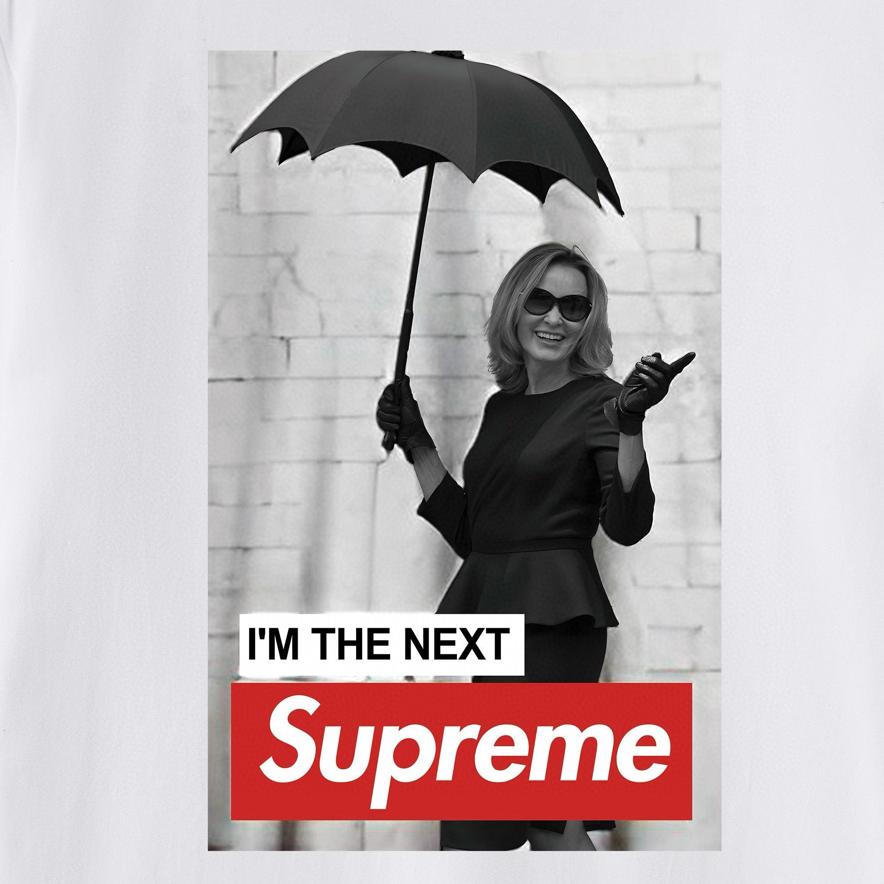Supreme Umbrella Photo Graphic T-Shirt — detail