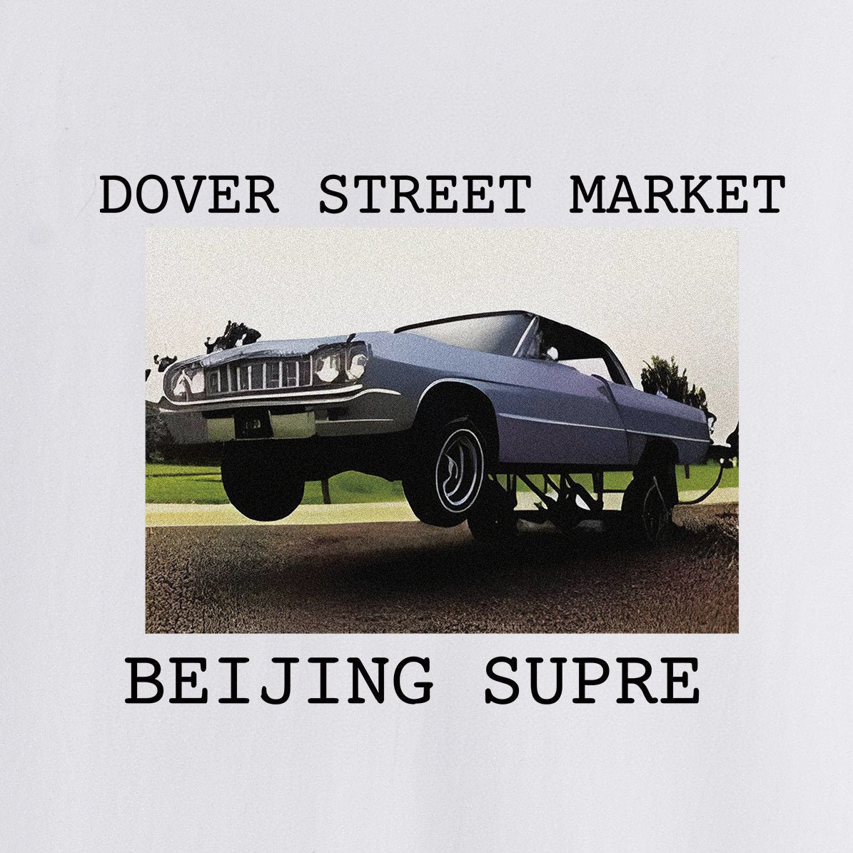 Supreme DSM Car Graphic T-Shirt — detail