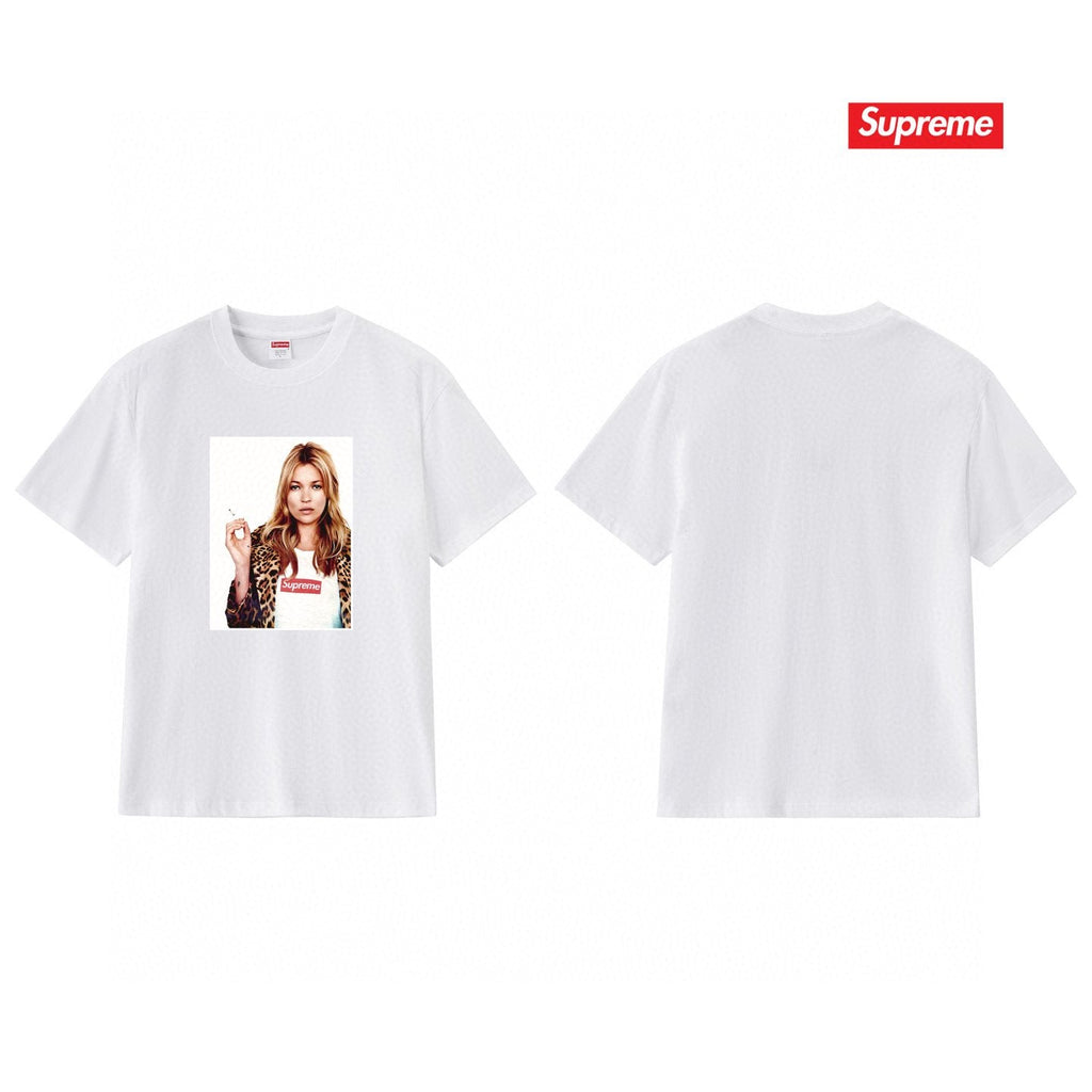 Supreme Kate Moss Portrait Graphic T-Shirt — back