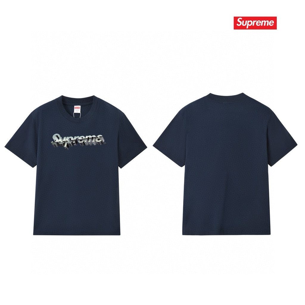 Supreme Metallic Wordmark Graphic T-Shirt — front