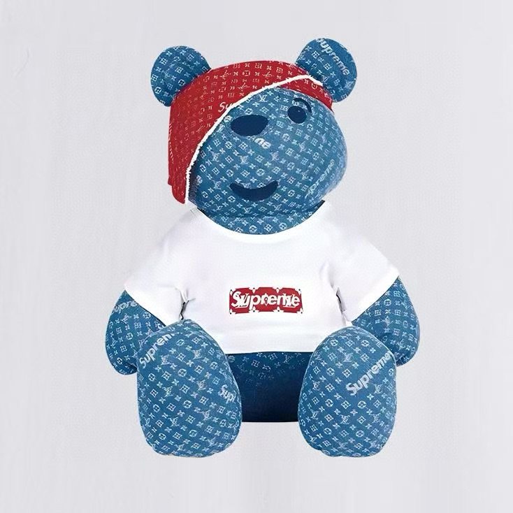 Supreme Teddy Bear Graphic Short-Sleeve T-Shirt — detail