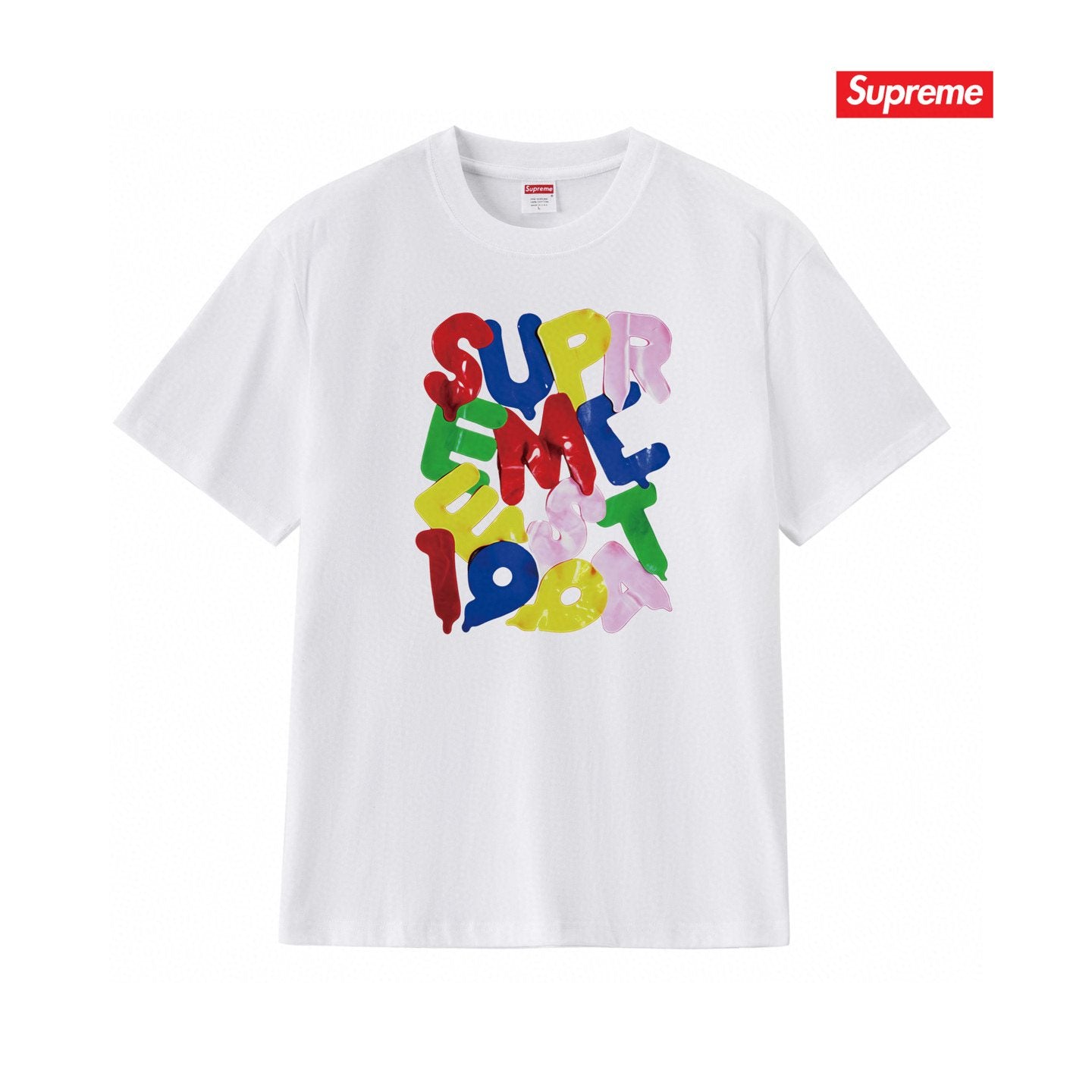 Supreme Colorful Letter Graphic T-Shirt — hero