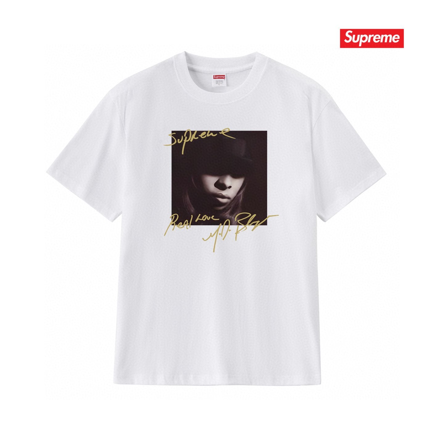 Supreme Portrait Signature Graphic T-Shirt — hero