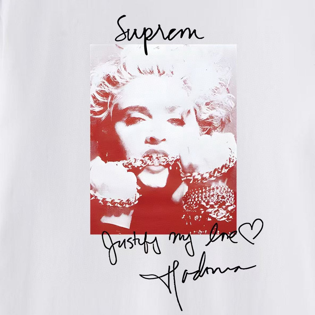 Supreme Portrait Graphic T-Shirt — detail