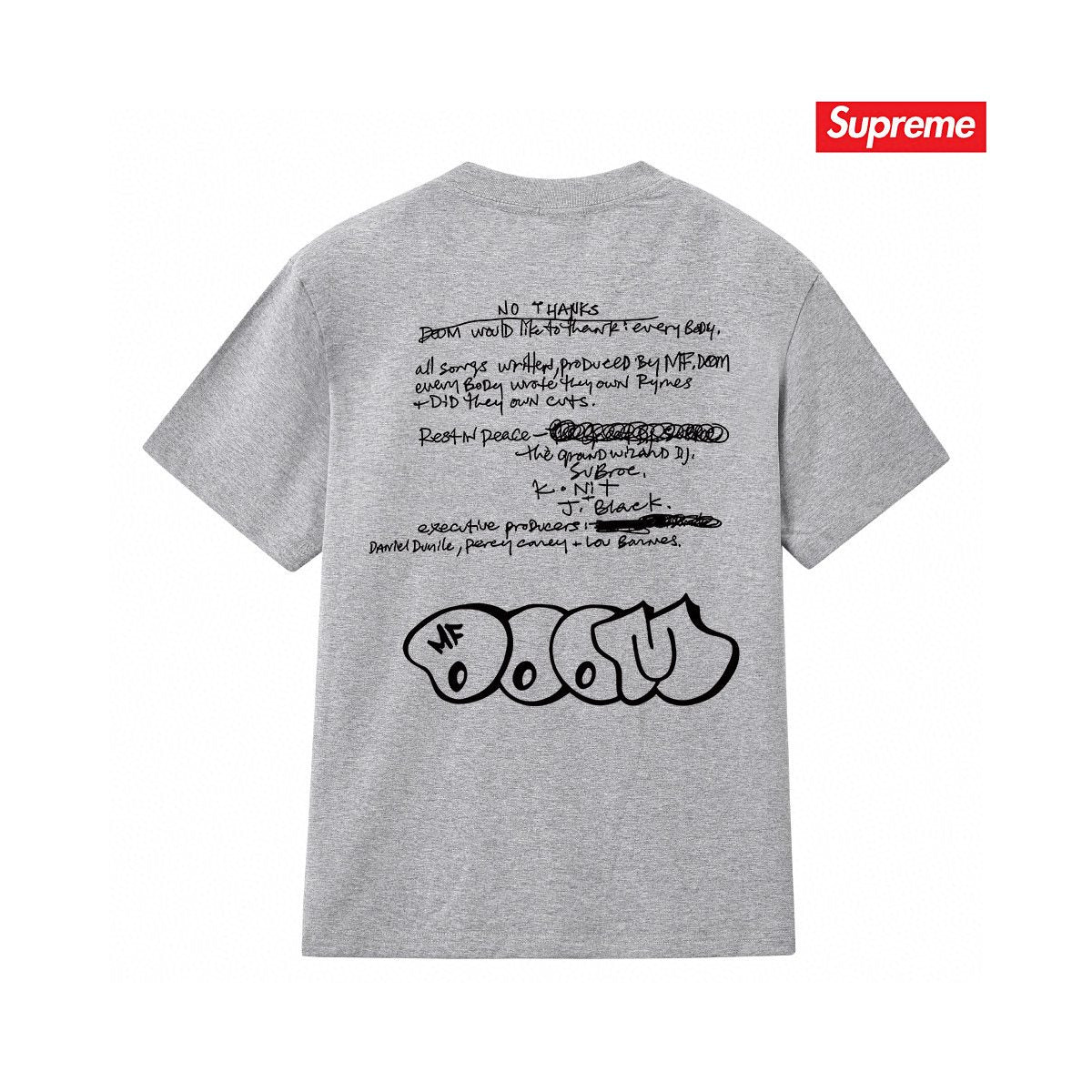 Supreme Photo & Graffiti Graphic T-Shirt — back