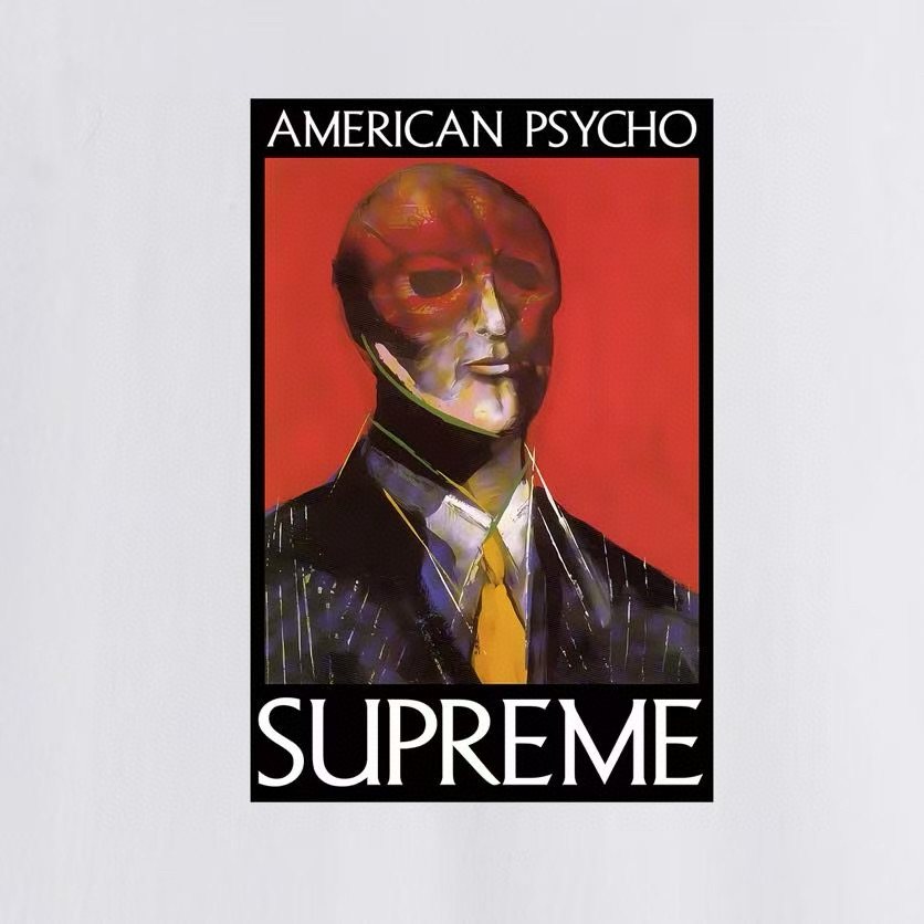 Supreme American Psycho Graphic T-Shirt — detail